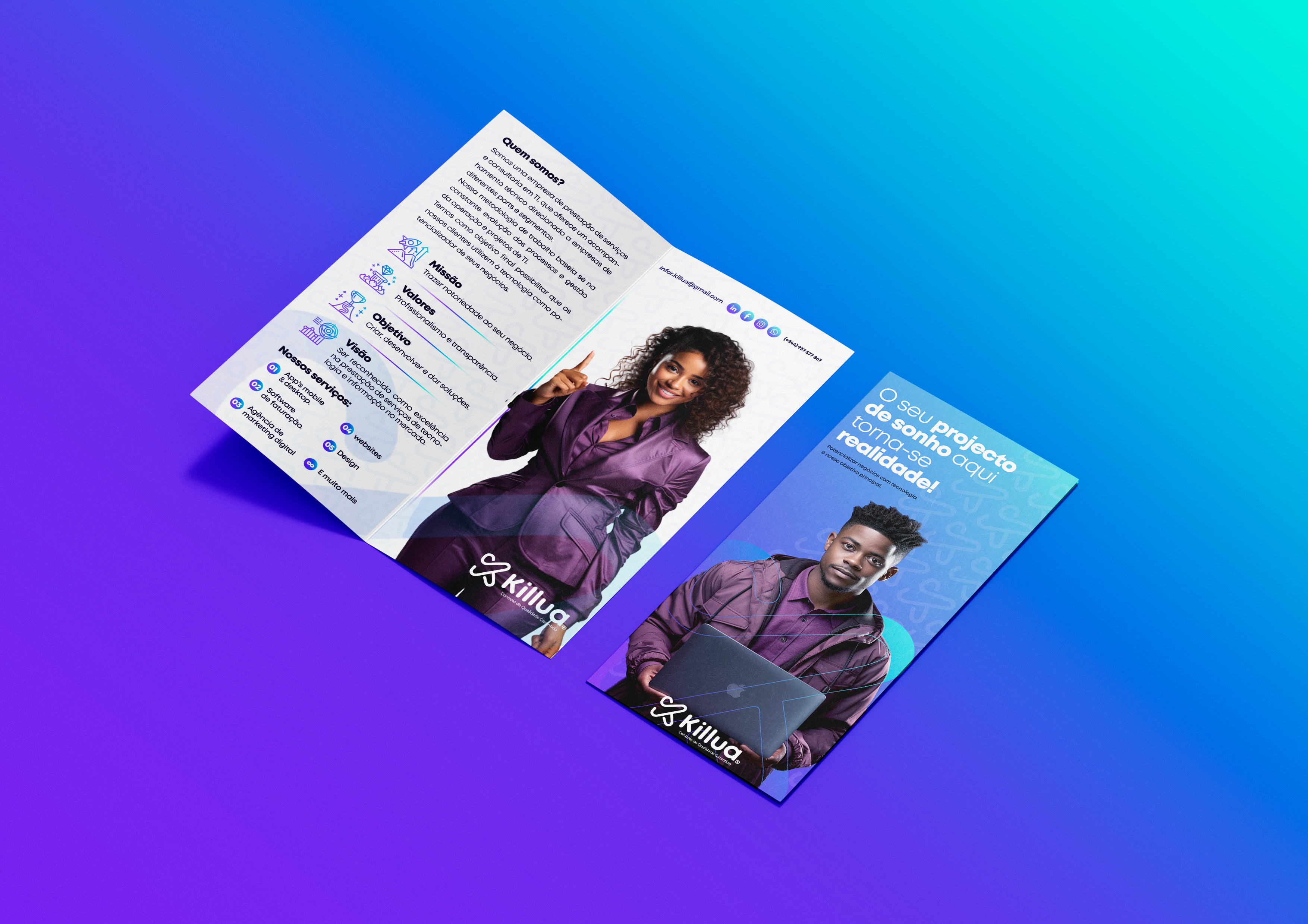 Flyer Publicitário Killua